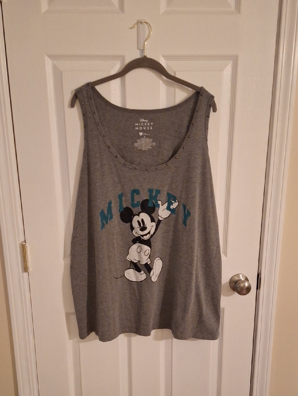 torrid Gray Mickey Mouse Graphic Tank Top